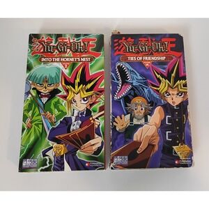 Yu-Gi-Oh! VHS- Lot of 2, The Mystery Duelist, Into The Hornets Nest, 90s Vhs